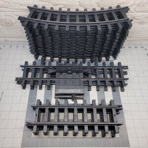Lot‎ of Train Track New Bright Christmas Curve Straight Switching Crossing 1986
